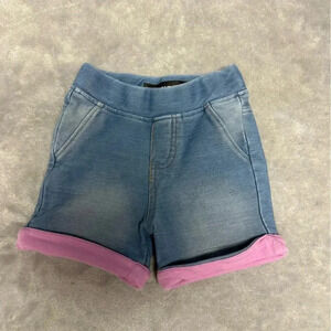 Guess - soft pull on baby shorts. Size 3-6 months